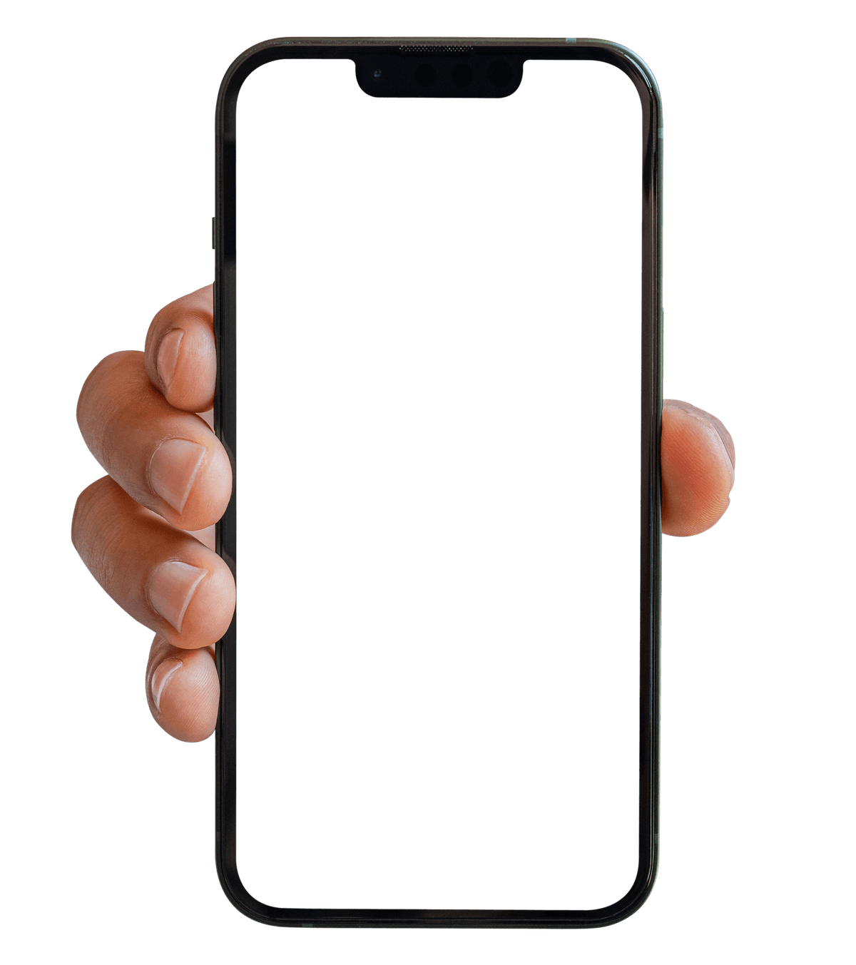 Phone held in hand